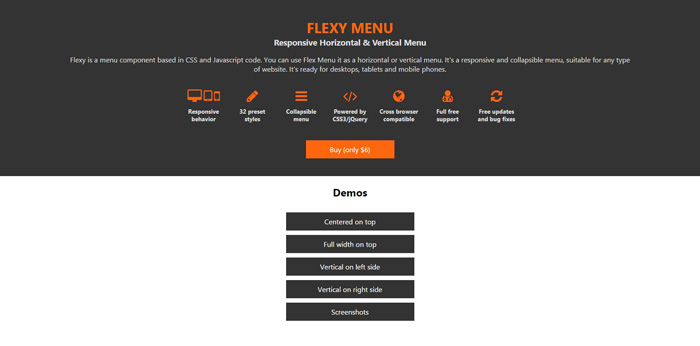 flexy menu
