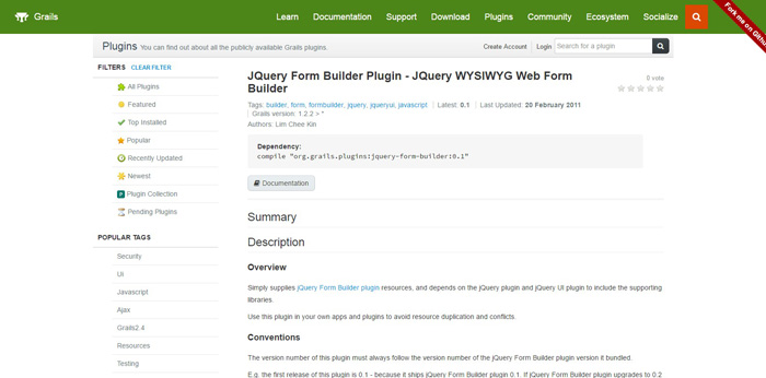 jquery form builder plugin
