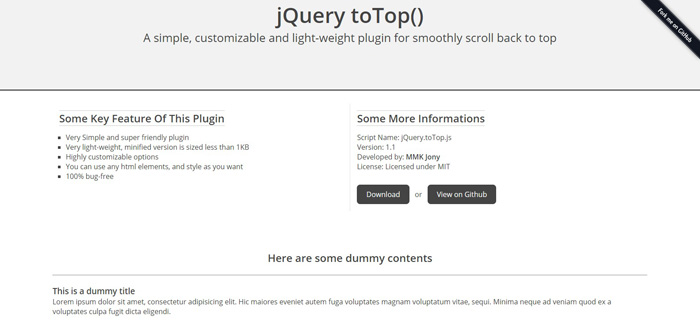 jquery-to-top