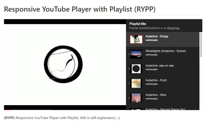 responsive-youtube-player-playlist