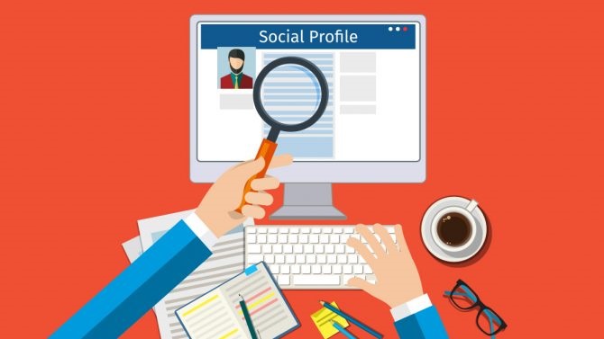 social media profile