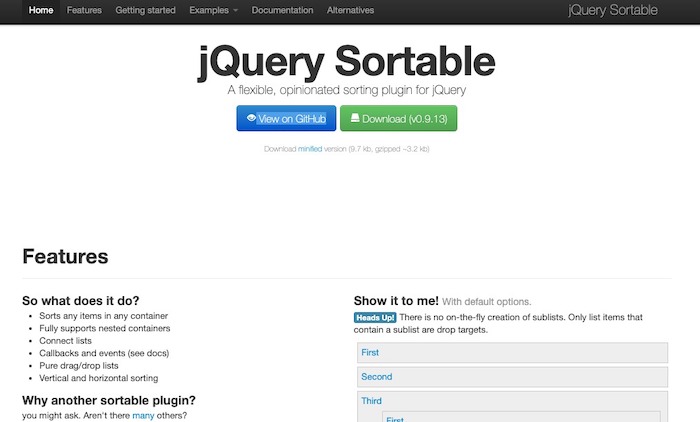best jquery filter and sort plugin