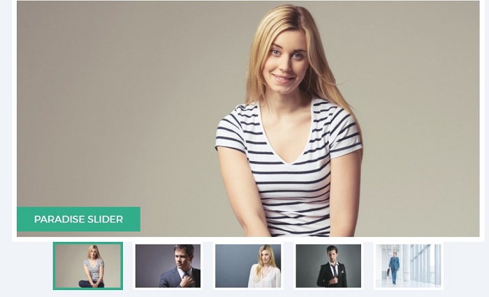jquery image and content slider