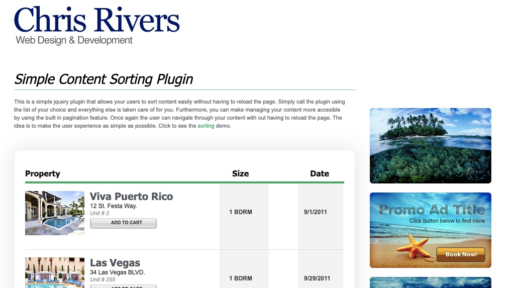 jquery filter and sort plugin