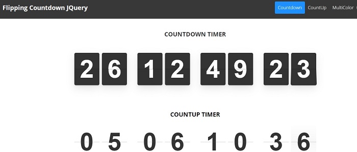 jquery countdown timer
