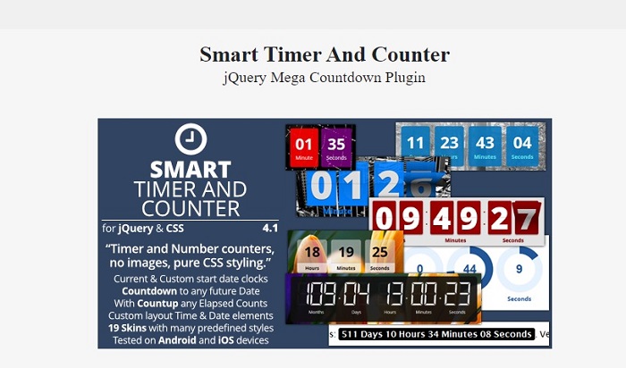 best jquery countdown timer plugins