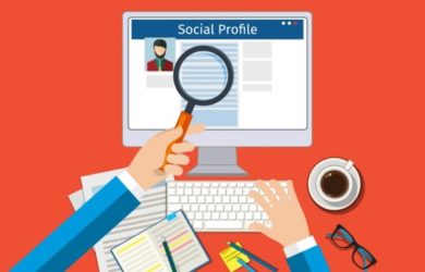 social media profile